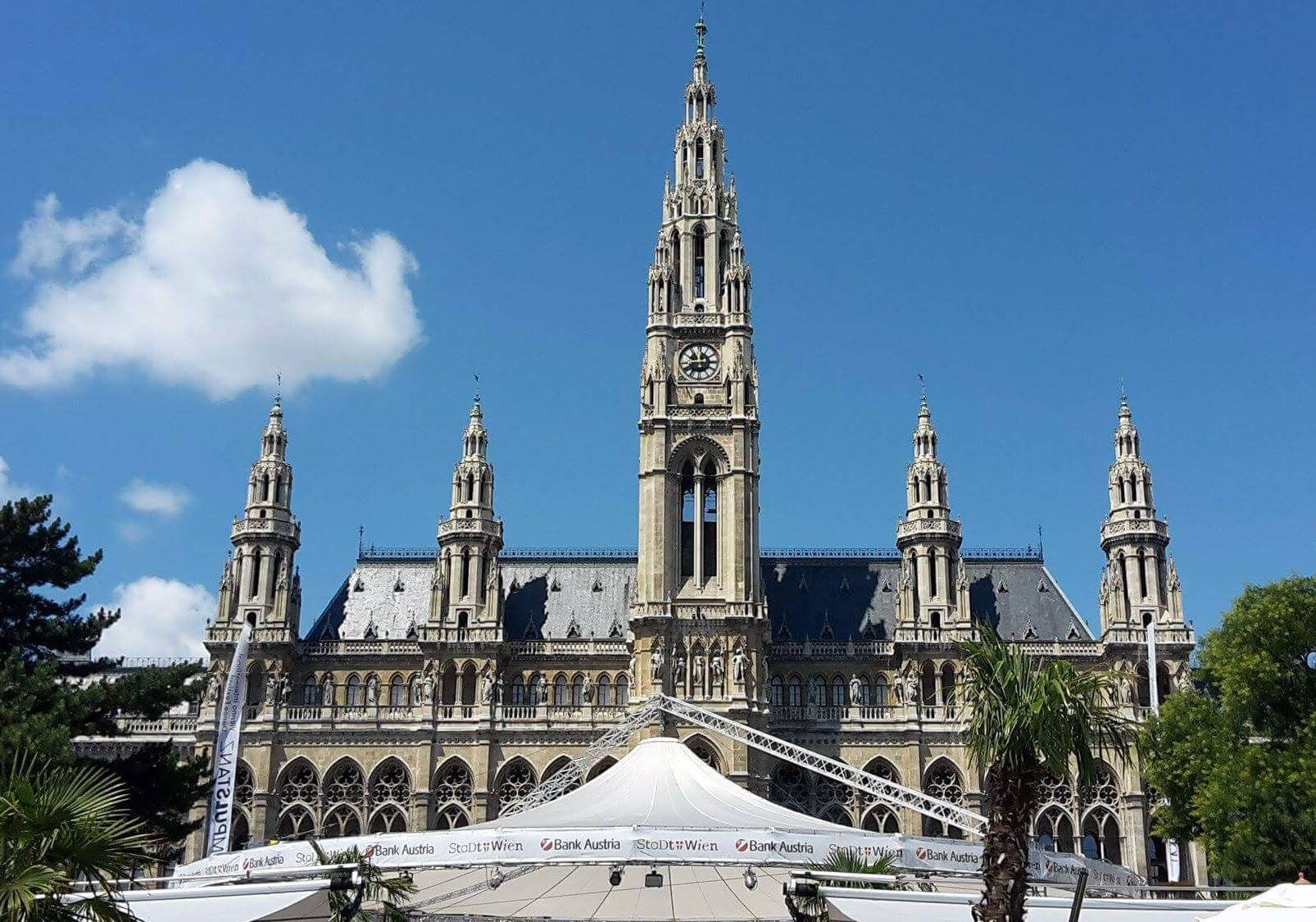 Das Rathaus der Stadt Wien